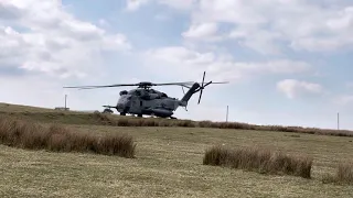 Sikorsky CH-53E at Okehampton camp