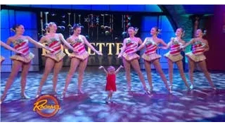 Little girl with rare condition dances with the Rockettes