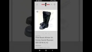 Soviet winter Air Forces Pilot boots ON SALE!!!!