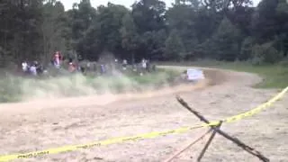 2 Wheel rally corner. Literally.