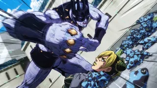 JJBA Stone Ocean E12  - Torrential Downpour Warning - Animation Highlights