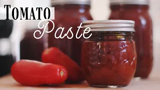 Make Your Own Tomato Paste with Homegrown Tomatoes (Canning Recipe)