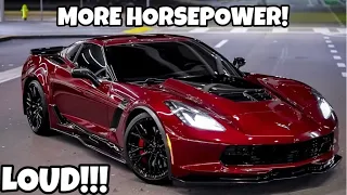 Making My EXHAUST And WHINE 10x LOUDER On My Z06 Corvette! IT SO LOUD!!!