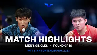 Cho Daeseong vs Lin Shidong | MS R16 | WTT Star Contender Goa 2023