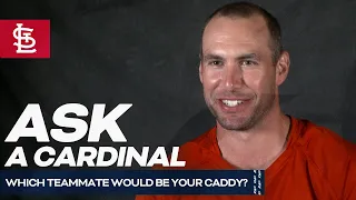 Ask A Cardinal: Teammate As a Caddy |  St. Louis Cardinals