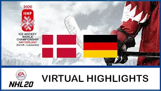 NHL 20 | IIHF Worlds 2020 | Denmark - Germany | Virtual Highlights