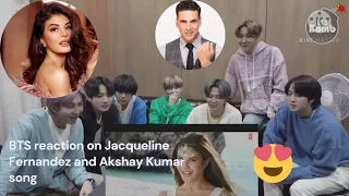 BTS reaction on Jacqueline and Akshay 😭