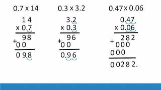 Técnicas para multiplicar decimales...Rápido y sencillo