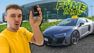 CAŁY DZIEŃ JAKO KIEROWCA UBERA W… AUDI R8! *relacja z FAME MMA*