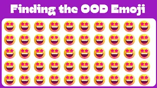 Find Out the Odd One Emoji ...Test your eyes 👀 ..| Fuddle Puzzle |