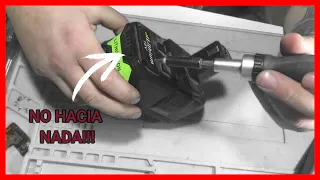 Bateria DE Taladro Atornillador RYOBI 18v NO Carga No ENCIENDE // REPARACION De Bateria Ryobi