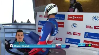 Luge World Cup 2020/2021 Innsbruck Men's 1st run