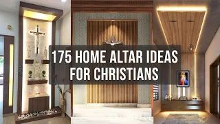 175 Home Altar Design Ideas for Christians. Prayer Room Decoration