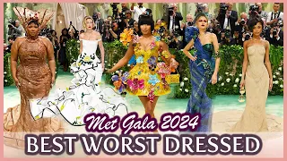 Best Worst Dressed Met Gala 2024 | Nicki Minaj Keke Palmer Cardi B Gigi Hadid Zendaya Tyla