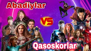 Qasoskorlar vs Abadiylar | Kim kuchli ?