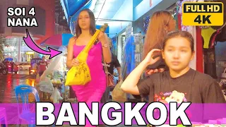 Bangkok Soi 4 Nana Night Walk and Sukhumvit Road 🇹🇭 Thailand September 2023