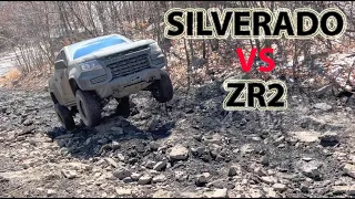 Silverado vs ZR2 4x4 Off-Roading 2022 Comparison Chevy Pickup Trucks