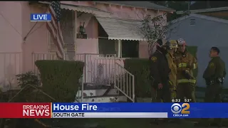 Man Burned In South Gate House Fire