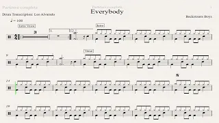 Everybody - Backstreets Boys - Drum Sheet Demo