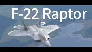 Lockheed Martin F-22 Raptor in action