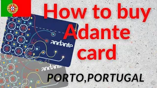 How to Buy Adante Metro card in Porto🇵🇹 || Porto Metro card #portugal #porto #viagem #travel