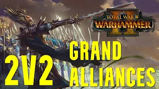 GRAND ALLIANCES FORMAT #2 | 2v2 Tournament - Total War Warhammer 2 Competitive Multiplayer