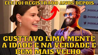 Andressa Suita REVELA que Gusttavo Lima MENT3 a IDADE. “Ele foi registrado 2 anos depois de nascer”