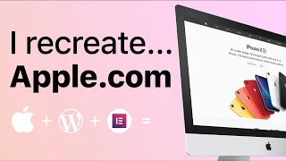 Apple.com in WordPress & Elementor