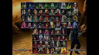 Playing MK Armageddon Online with Mortal Kombat 4 Characters