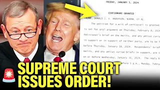 Supreme Court Makes MAJOR RULING on Trump DISQUALIFICATION