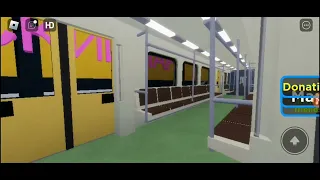 Играю в новую игру в roblox московское метро Бутовская линия