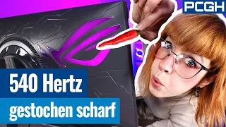 Gaming-Monitor mit 540 Hz! Asus ROG Swift Pro PG248QP im Test