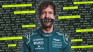 It's all over for Sebastian Vettel