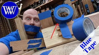 1000ish Uses For Blue Masking Tape In Woodworking