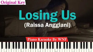 Raissa Anggiani - Losing Us Karaoke Piano (Original Key)