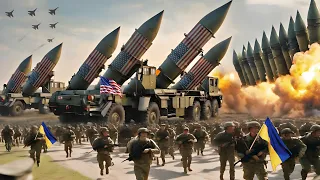 Russia and WORLD Shocked! Ukraine Launches 25 Stealth Missiles from the US and Destroys Moscow City