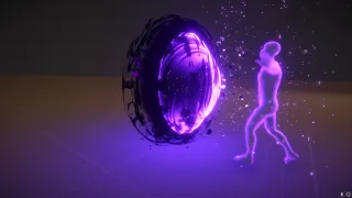 Unity VFX - Black Hole - Tentacle - Portal