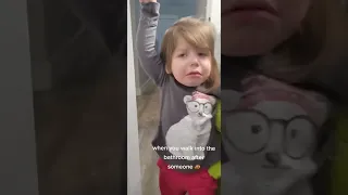 Baby Almost Throws Up After Smelling Moms Poop 😭🤣 #shorts