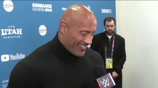 Fighting with my family Sundance Premiere - Itw Dwayne The Rock Johnson (official video)