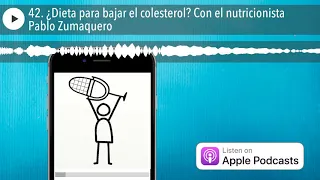 42. ¿Dieta para bajar el colesterol? Con el nutricionista Pablo Zumaquero