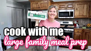 COOK WITH ME | MEAL PREP ON A BUDGET | FRUGAL FIT MOM VLOGUST 2020 #2