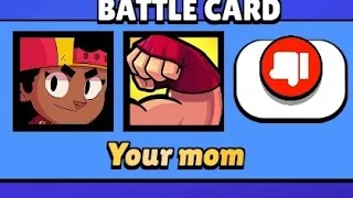The Most Creative Battle Cards In Brawl Stars....🤡🤡