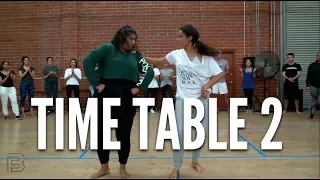 "Time Table 2" - BHANGRA FUNK Dance | Shivani Bhagwan and Chaya Kumar Choreography