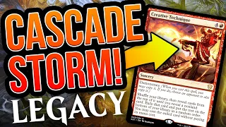 WHAT ABOUT CASCADE STORM!?! Creative Technique Combo — Legacy Mississippi River Magic: The Gathering