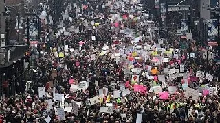 Washington leads global anti-Trump protests
