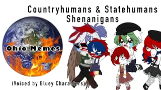 Countryhumans & Statehumans Shenanigans || Voiced By Bluey Characters || LittleSophieBear