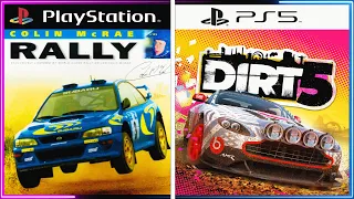 Colin McRae Rally & DiRT PlayStation Evolution | PS1-PS5 (1998-2021)