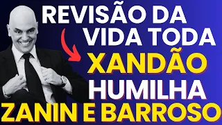 REVISÃO DA VIDA TODA - ALEXANDRE DE MORAES DEFENDE APOSENTADOS E DERRUBA TESE DE BARROSO E ZANIN