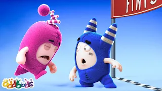 RACE to the Bitter End 🏃 | BEST OF NEWT 💗 | ODDBODS | Funny Cartoons for Kids