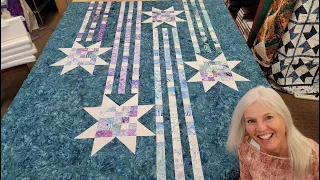 Make a "showering stars" Quilt With Donna Jordan!